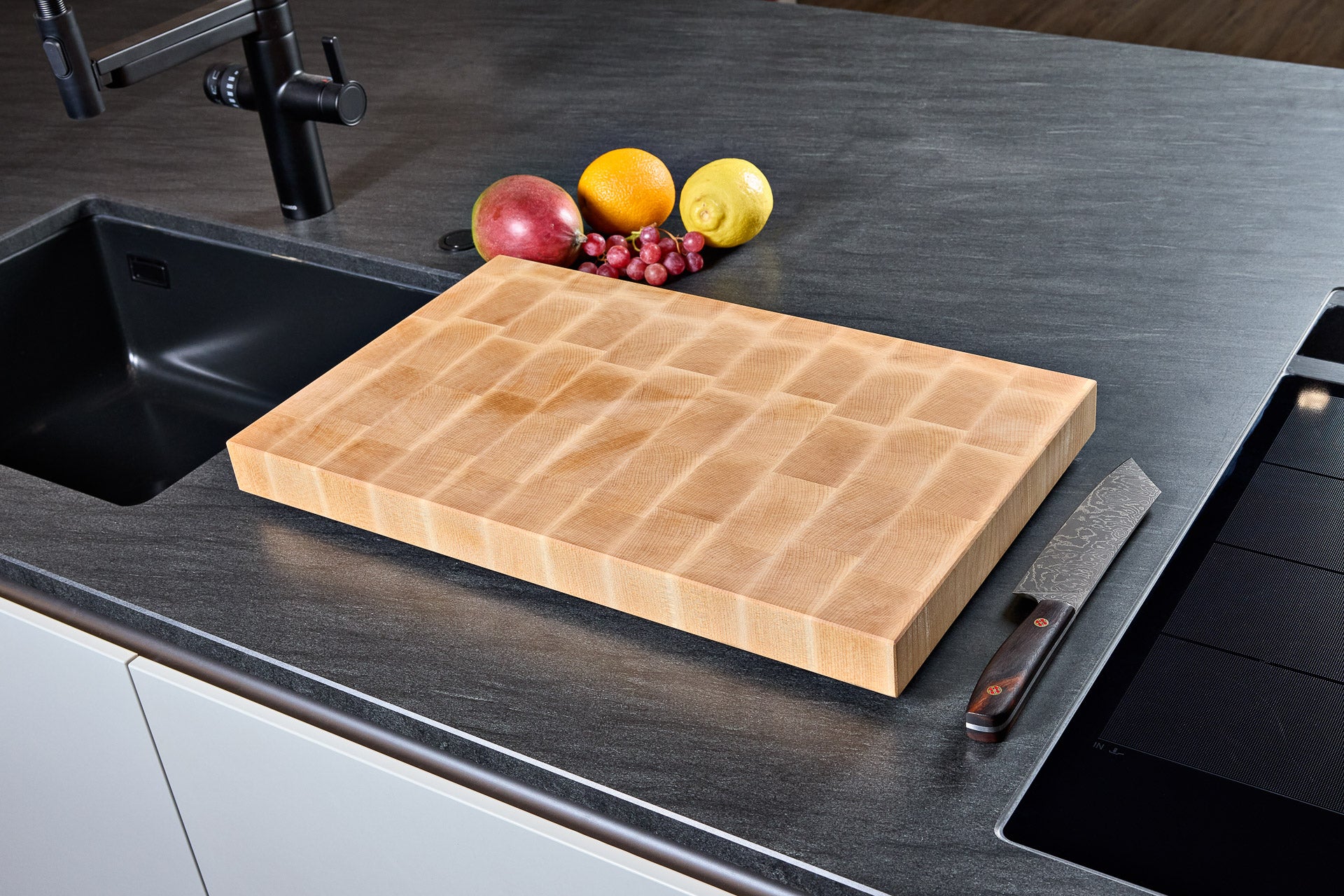 Schneidebrett Stirnholz / Hirnholz aus Ahorn