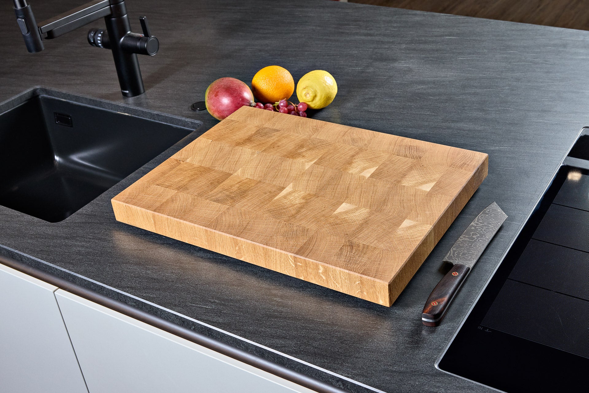 Schneidebrett Stirnholz / Hirnholz aus Eiche